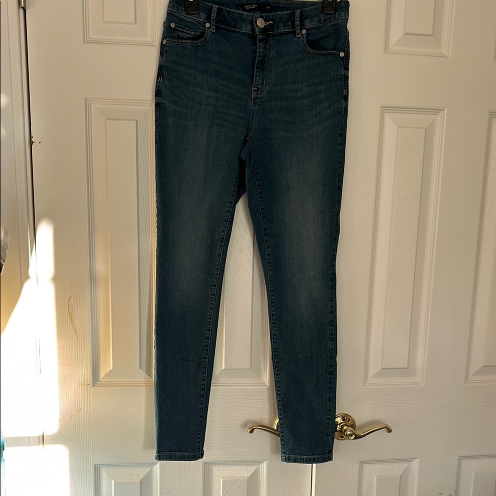 Dark Wash Denim Skinny Jeans
